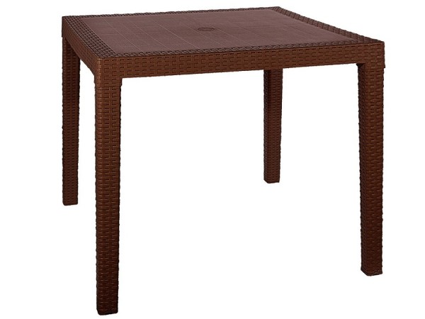 Стол квадратный FIJI Quatro Table Коричневый купить в Борисоглебске