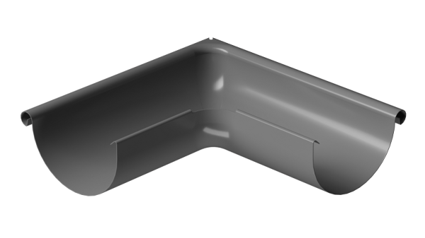 Угол внешний 90° D125 Döcke STAL PREMIUM Графит, (RAL 7024) купить в Борисоглебске