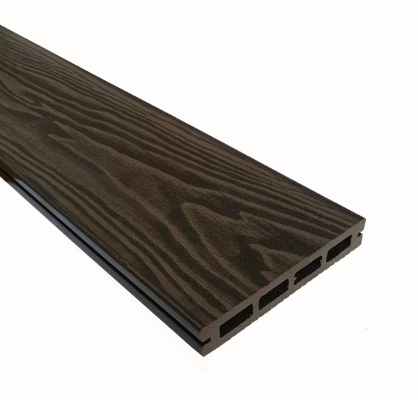 Террасная доска из ДПК Terrapol Смарт 3D Пустотелая с пазом Венге Соренто купить в Борисоглебске