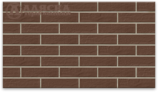 Фасадные Термопанели Аляска Braun Rustic купить в Борисоглебске