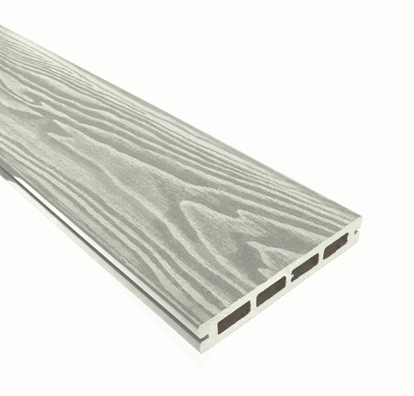 Террасная доска из ДПК Terrapol Смарт 3D Пустотелая с пазом Дуб беленый купить в Борисоглебске