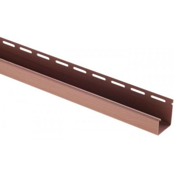 J-профиль Люкс Крашенный, T-15, ВН, Красно-коричневый купить в Борисоглебске
