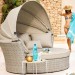 Диван-Трансформер AFINA плетеный из иск. ротанга AFM-325 Beige купить в Борисоглебске