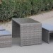 Диван-Трансформер AFINA плетеный из иск. ротанга S330G-W78 Grey купить в Борисоглебске