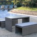 Диван-Трансформер AFINA плетеный из иск. ротанга S330G-W78 Grey купить в Борисоглебске