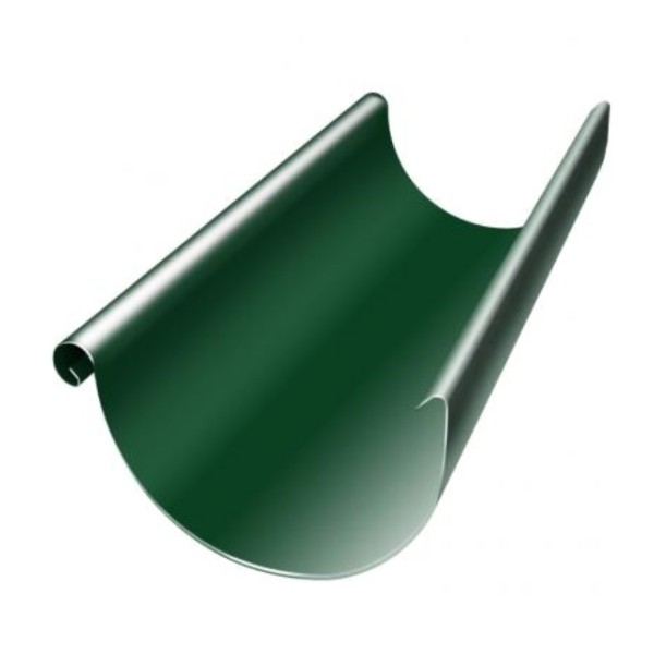 Водосток Grand Line 125x90 – Желоб 3м RAL 6005 купить в Борисоглебске