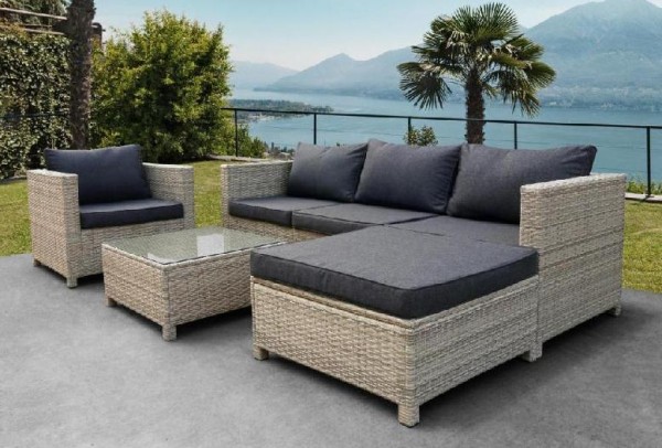 Комплект мебели AFINA плетеной из иск. ротанга YR821G Grey/Grey купить в Борисоглебске