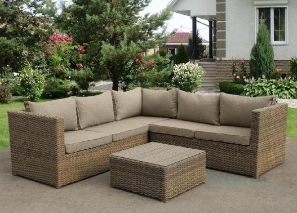 Комплект мебели AFINA плетеной из иск. ротанга YR825B Beige купить в Борисоглебске