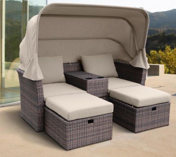 Комплект мебели AFINA плетеной из иск. ротанга AFM-330B Brown купить в Борисоглебске