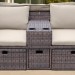 Комплект мебели AFINA плетеной из иск. ротанга AFM-330B Brown купить в Борисоглебске