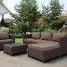 Комплект мебели AFINA плетеной из иск. ротанга YR821A Brown/Beige купить в Борисоглебске