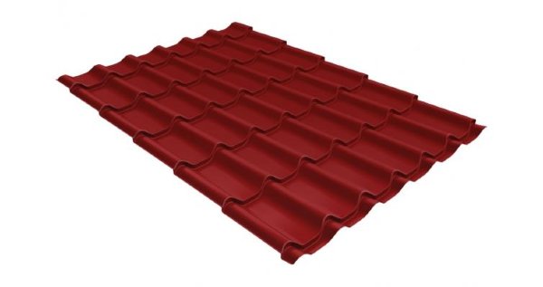 Металлочерепица классик 0,5 Satin RAL 3011 коричнево-красный купить в Борисоглебске