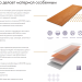 Фибросайдинг DECOVER 3600 x 190 x 8 мм Caramel купить в Борисоглебске