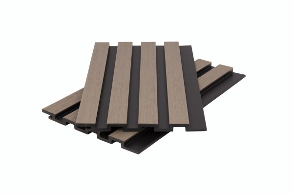 Стеновая панель брусковая двухцветная co-extrusion, snow mix купить в Борисоглебске