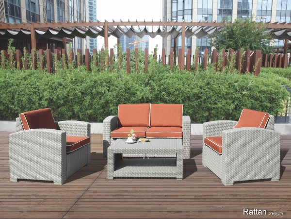 Уличные диваны и кресла коллекции Rattan Premium 4 купить в Борисоглебске