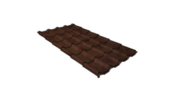 Металлочерепица камея 0,45 Safari Twincolor Brown купить в Борисоглебске