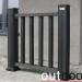 Ограждение из ДПК Outdoor Классик 3D STORM чёрный купить в Борисоглебске