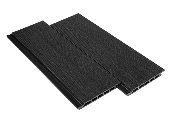 Фасадная панель из ДПК Deckart Vista 3D с текстурой дерева Графит купить в Борисоглебске