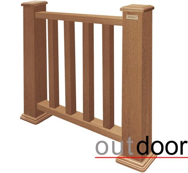Ограждение из ДПК Outdoor Классик 3D STORM дуб купить в Борисоглебске