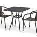 Комплект плетеной мебели AFINA из иск. ротанга T282BNT/Y137C-W53 Brown 2Pcs купить в Борисоглебске