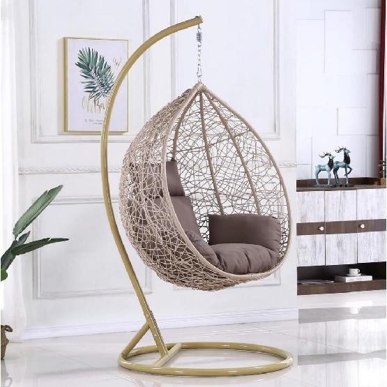 Кресло Подвесное из искусственного ротанга AFM-169A-LB Beige купить в Борисоглебске
