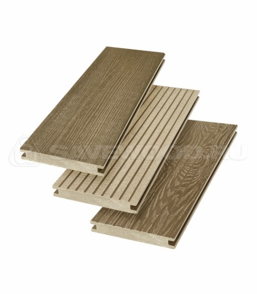 Террасная доска SW Fraxinus (R) полнотелая «SaveWood» Тик купить в Борисоглебске