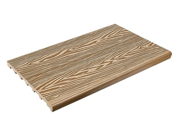 Ступень полнотелая из ДПК Deckart Step 3D Орех купить в Борисоглебске