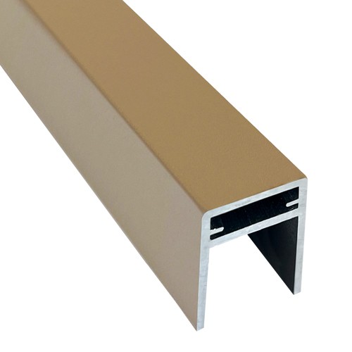 П-профиль Алюминиевый EasyDecking 35x25 Дуб купить в Борисоглебске