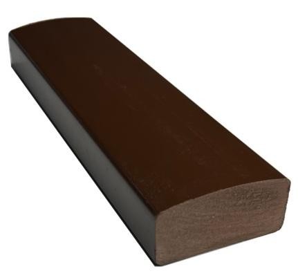 Лавочный брус Ecodecking Некст полнотелый глянцевый 70х35 шоколад купить в Борисоглебске
