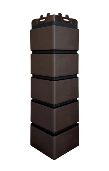 Угол Grand Line клинкерный кирпич ПРЕМИУМ Шоколадный (шов RAL 9005) купить в Борисоглебске