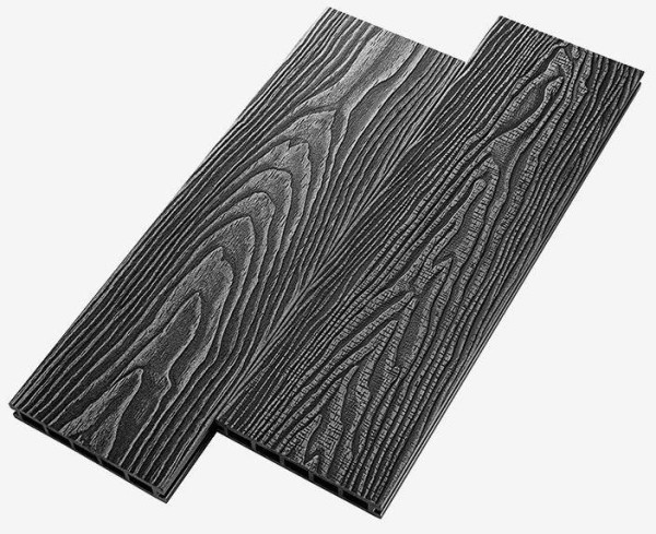 Террасная доска из ДПК RusDecking Unodeck Vintage - Графит купить в Борисоглебске