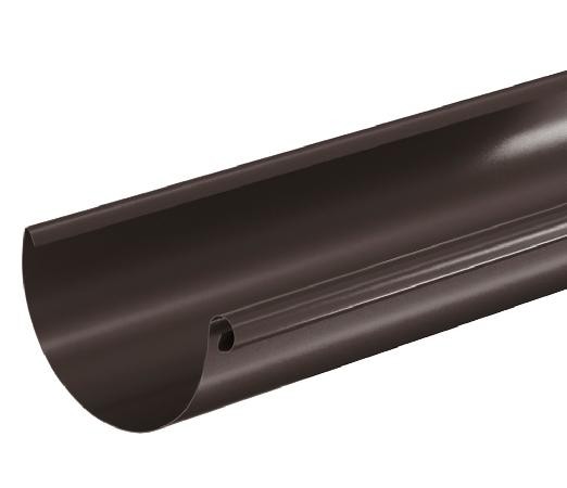 Водосток Aquasistem, система 125x90 - Водосточный желоб 3.00м RR 32 Тёмно Коричневый купить в Борисоглебске