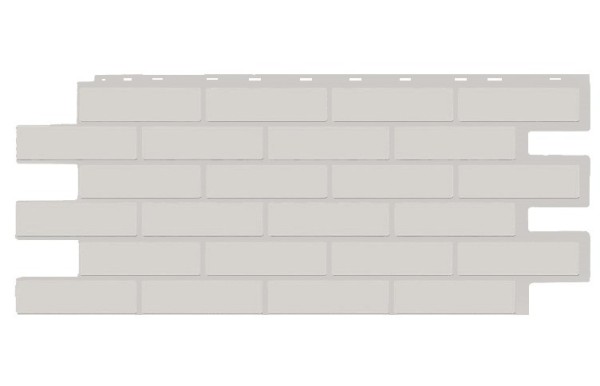 Фасадная панель T-Siding Кирпич Модерн Эко Уайт купить в Борисоглебске