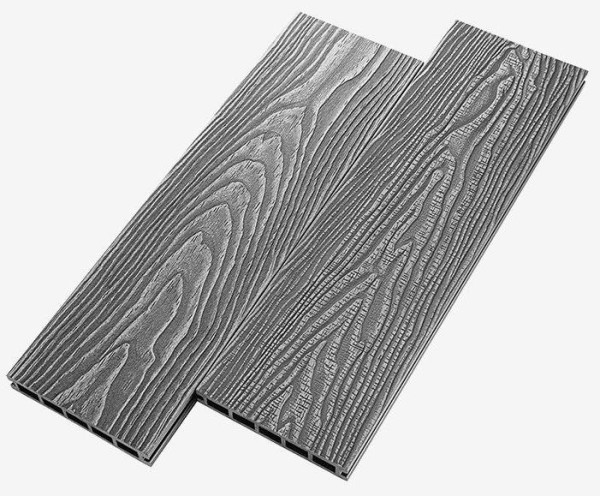 Террасная доска из ДПК RusDecking Unodeck Vintage - Серый купить в Борисоглебске