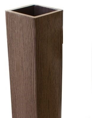 Столб опорный Woodvex Co-Extrusion Темно - Коричневый купить в Борисоглебске