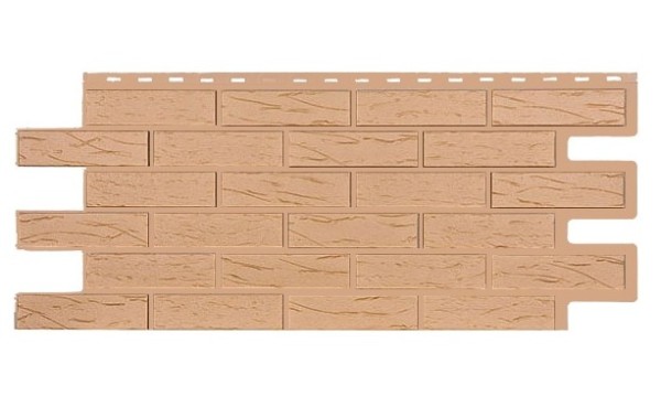 Фасадная панель T-Siding Кирпич Саман Эко Крем купить в Борисоглебске